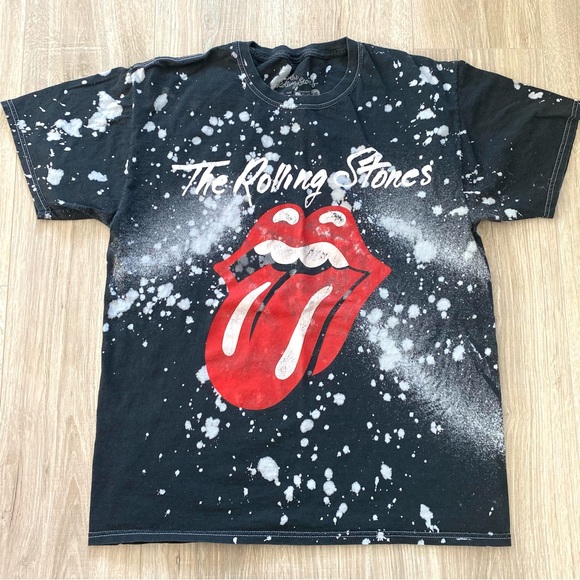 the Rolling Stones Tops - 2018 Unisex Classic Graphic Band Tee Shirt Sz L